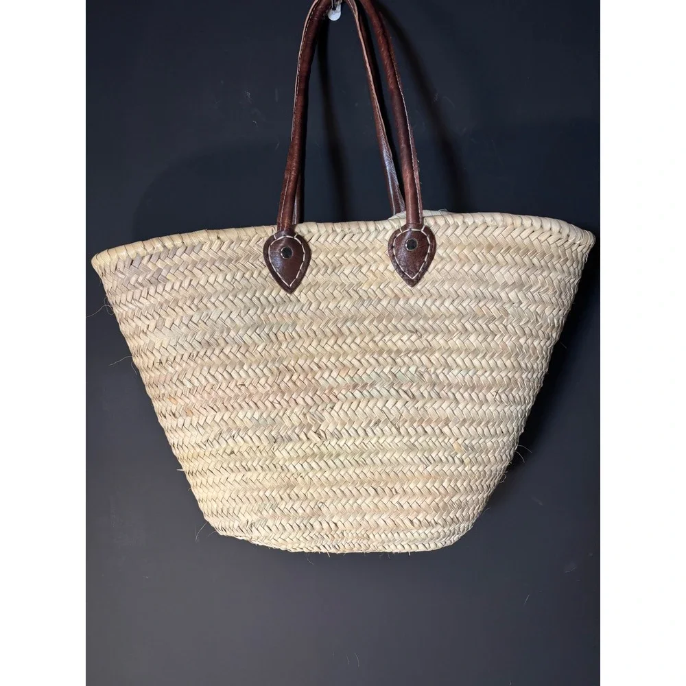 NWT Verve Culture Moroccan Palm Leaf Bag